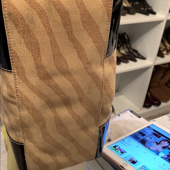 Dooney & Bourke neutral zebra hobo bag - Picture 4 of 7